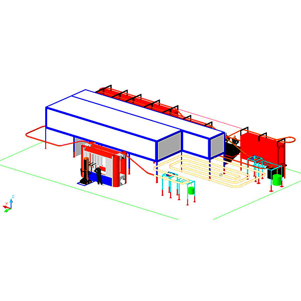 喷塑流水线 喷塑流水线